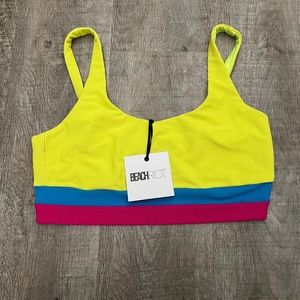 Beach Riot Mackenzie Top Retro Brights Colorblock